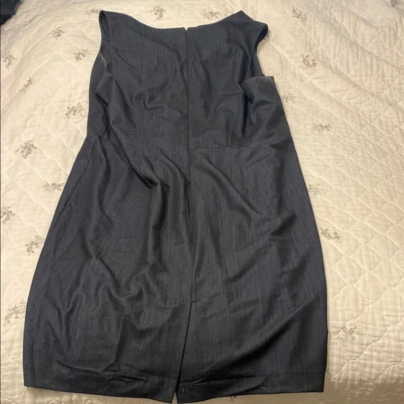 Calvin Klein Navy Dress with Gold Zipper - Picture 3 of 3